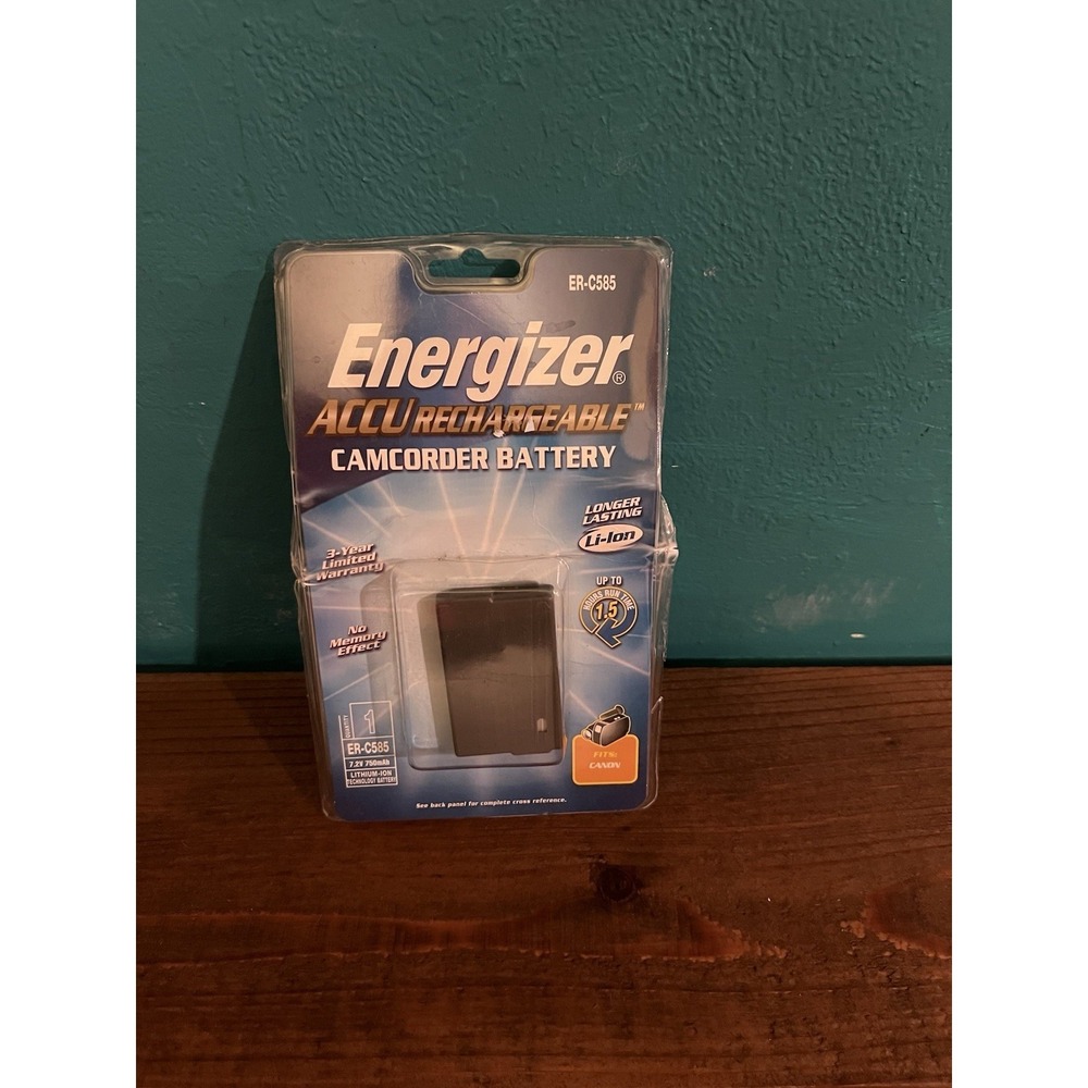 Genuine Energizer Rechargeable Camcorder Battery CM2560-C NIP NOS NEW *READ*